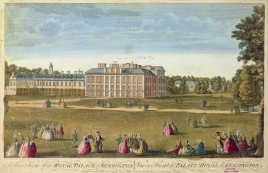 Vista frontal del Palacio Real de Kensington